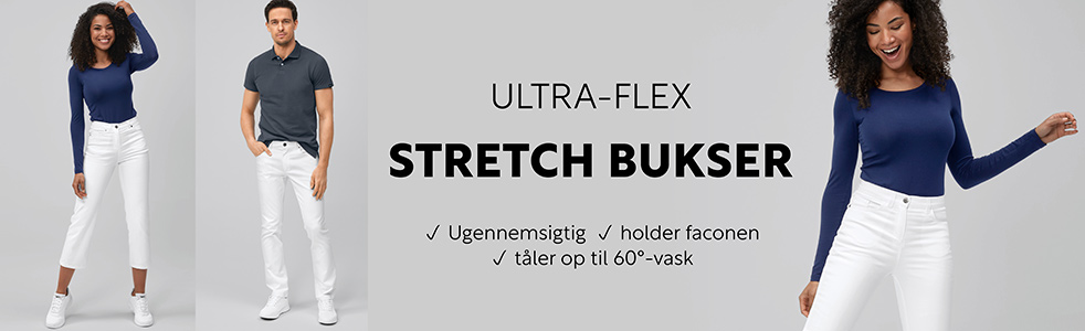 Ultra-Flex Stretchbukser (uigennemsigtig)