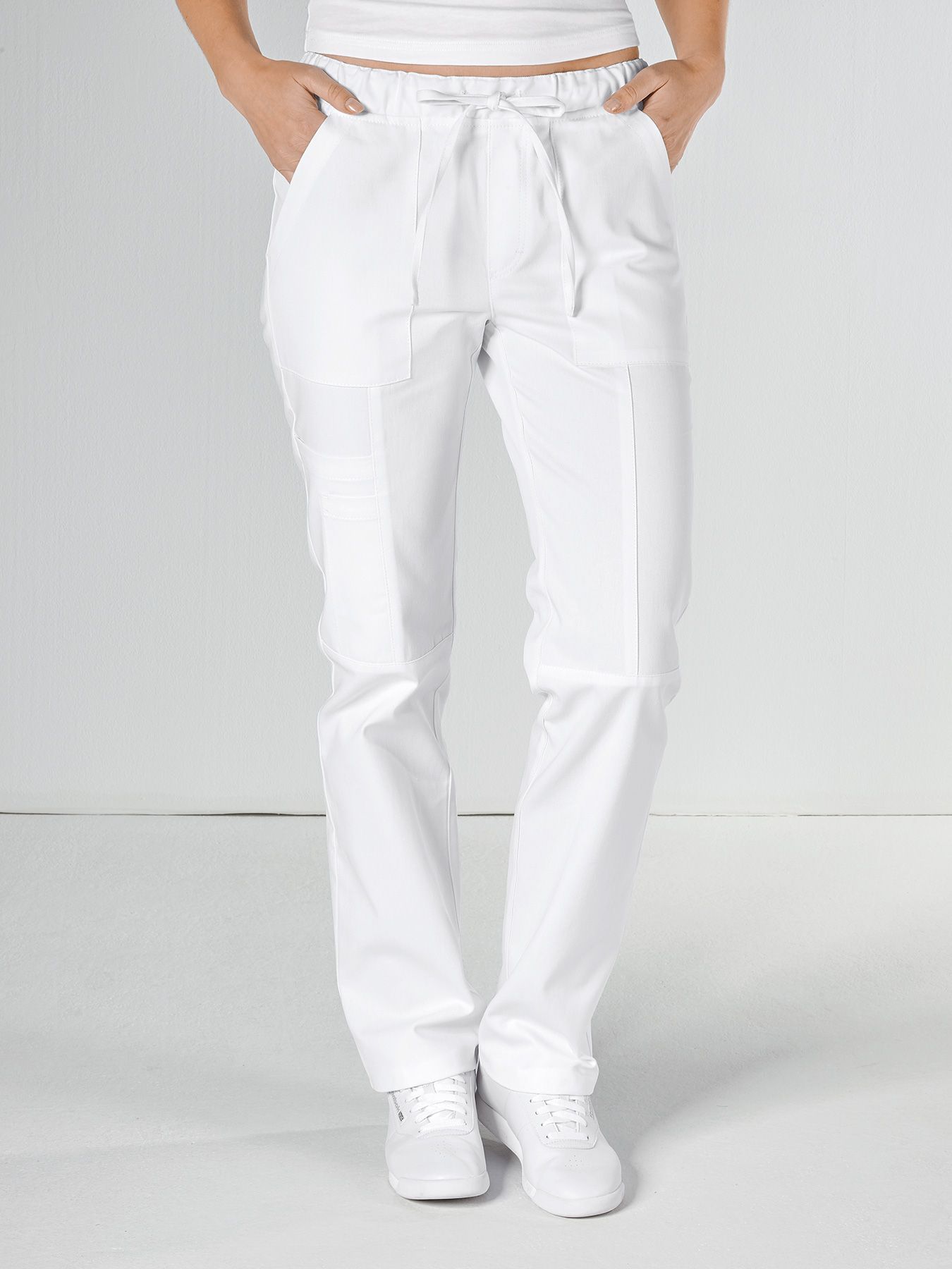 Unisex bukser m/elastik og snøre