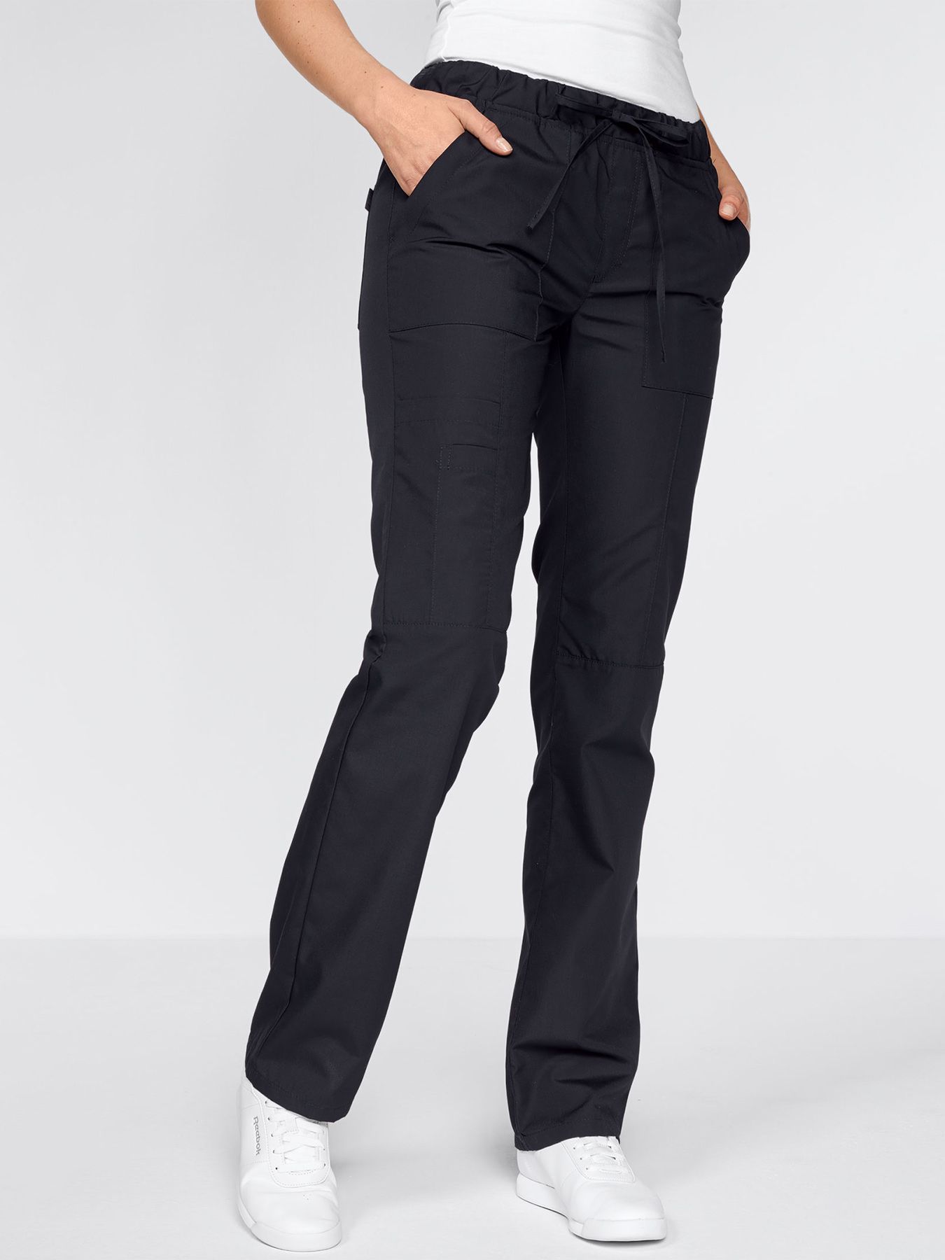 Unisex bukser m/elastik og snøre