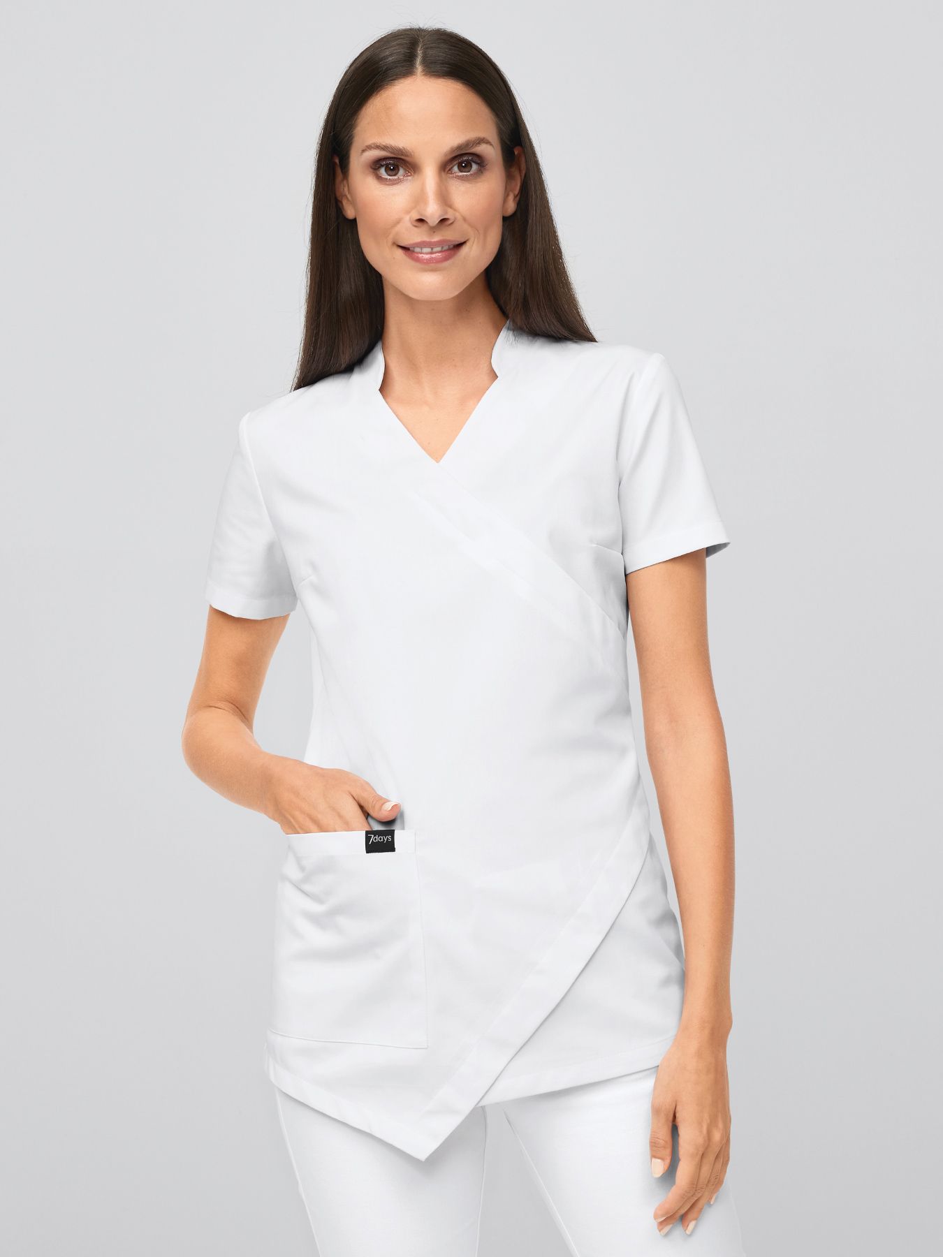 Dametunika OLBIA m/asymetrisk front