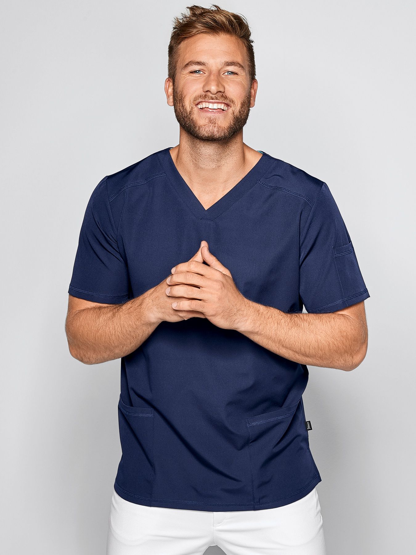 Unisex overdel ANDREAS med v-hals