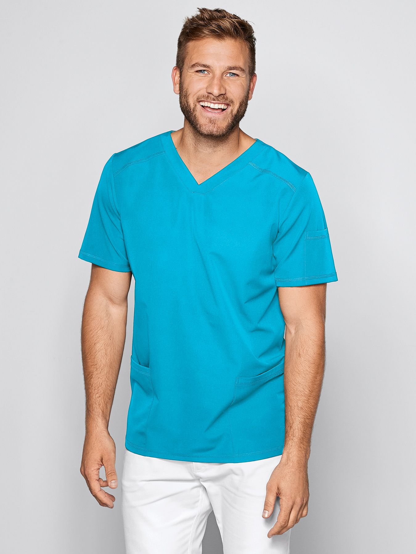 Unisex overdel ANDREAS med v-hals