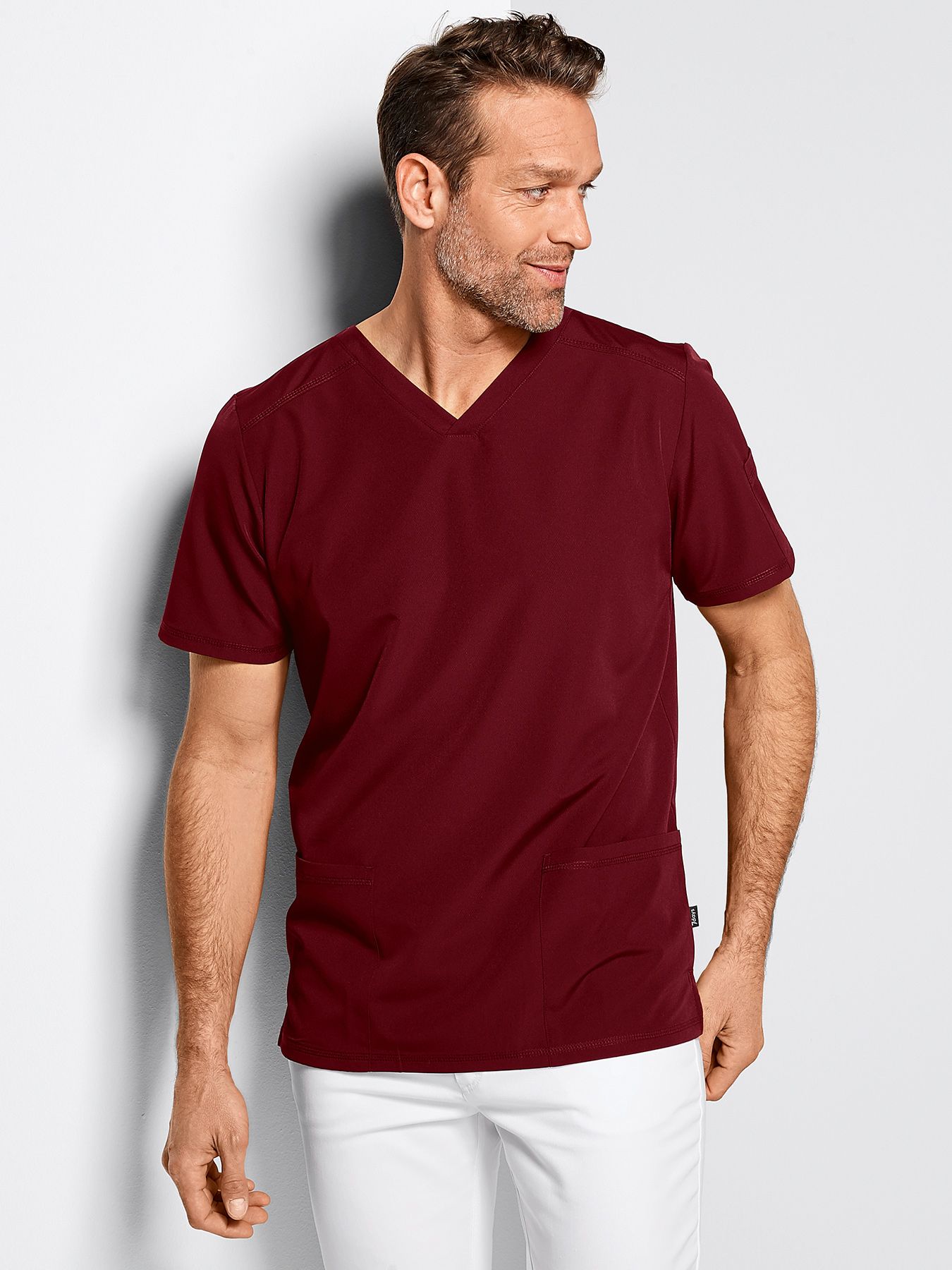 Unisex overdel ANDREAS med v-hals