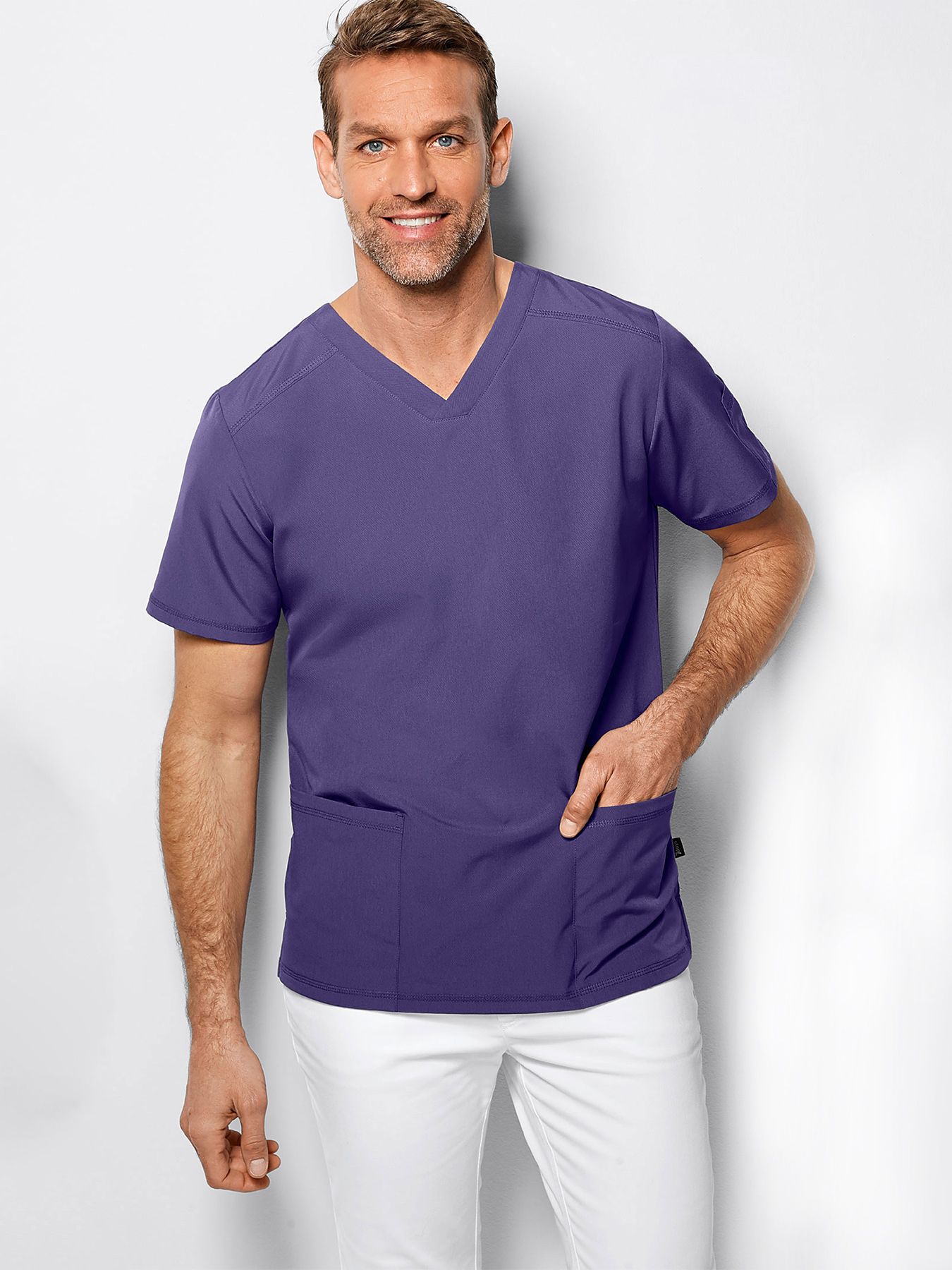 Unisex overdel ANDREAS med v-hals
