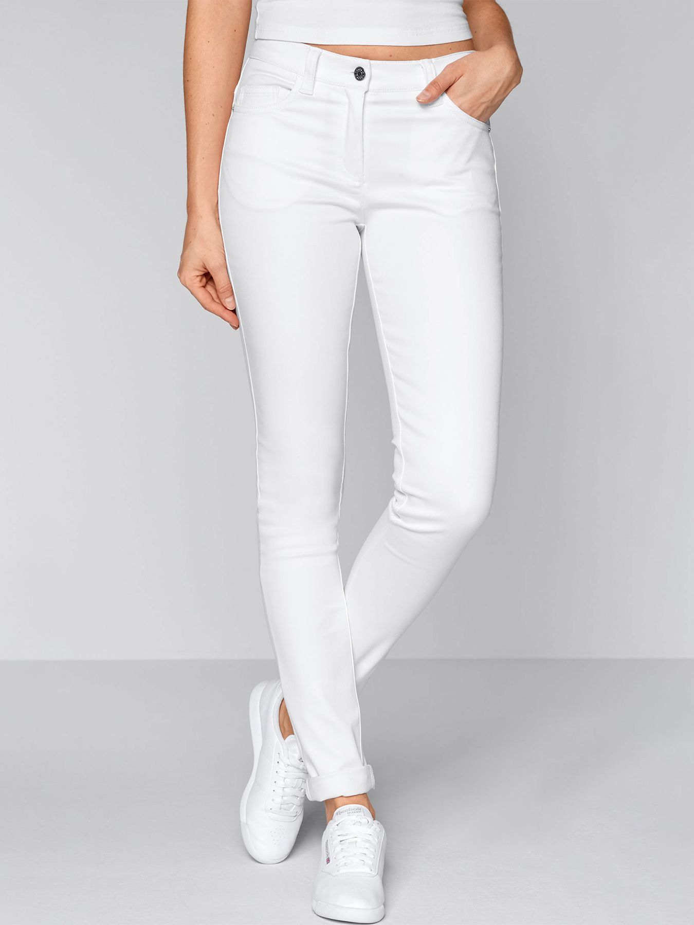 Cover-flex jeans MESSINA - ugennemsigtige - normal taljehøjde