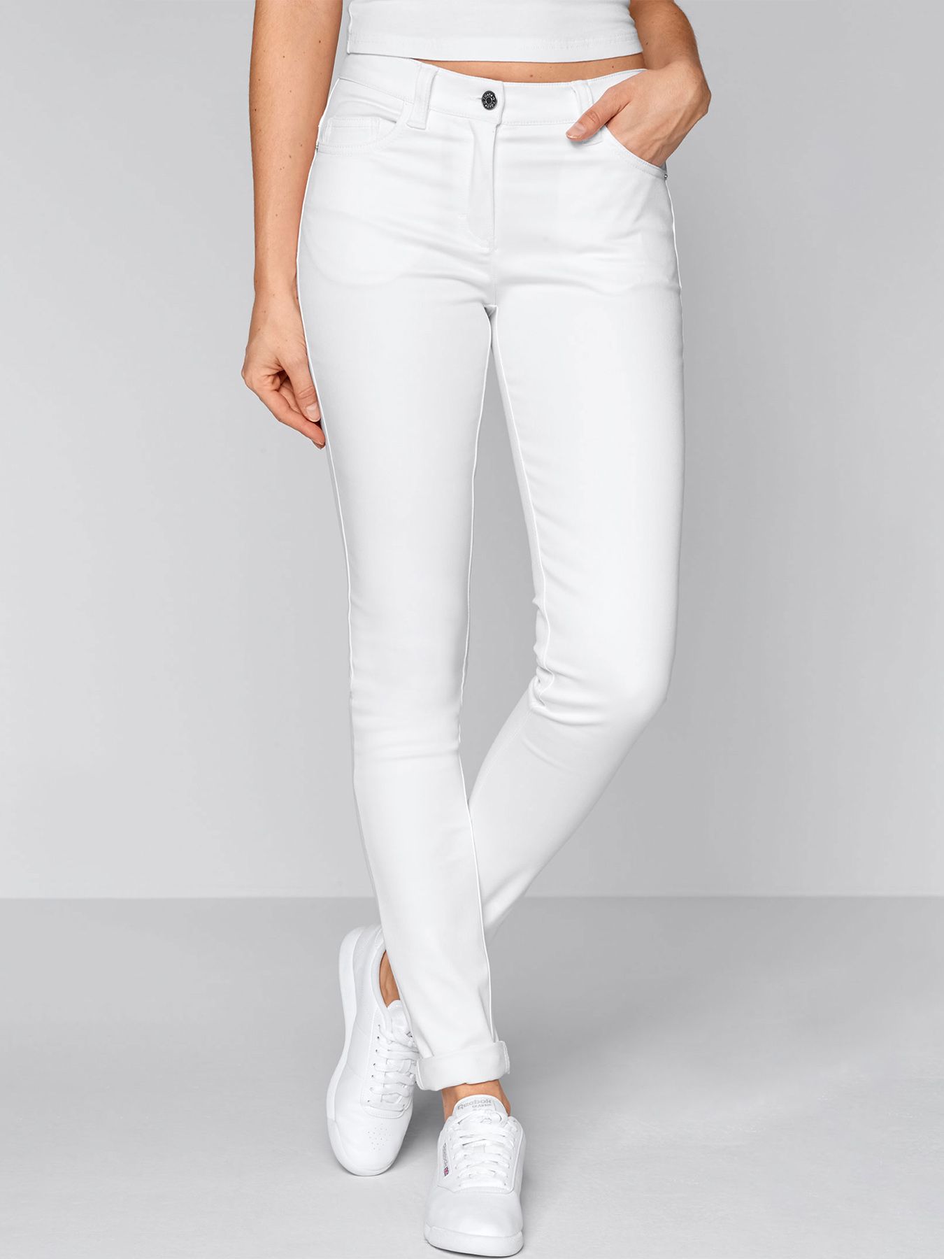 Cover-flex jeans MESSINA - ugennemsigtige - normal taljehøjde
