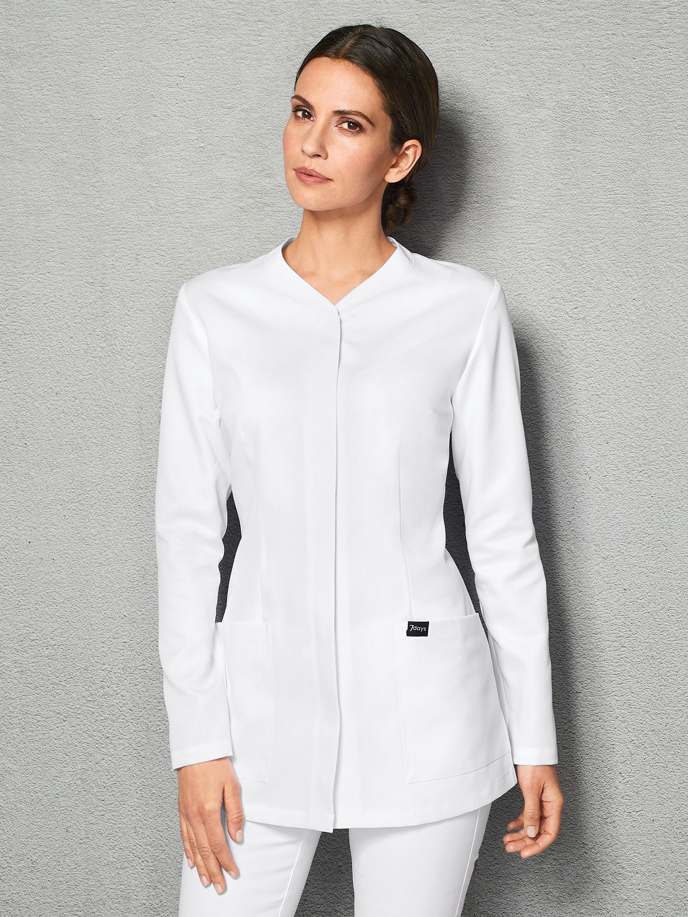 Dametunika med knapper lyocell (TENCEL™)