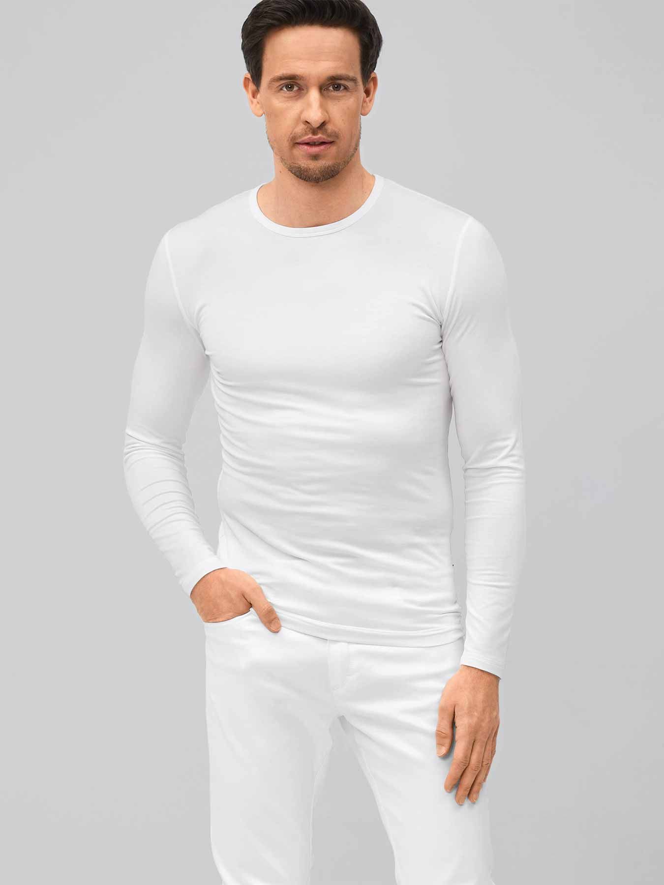 Langærmet T-shirt Lyocell