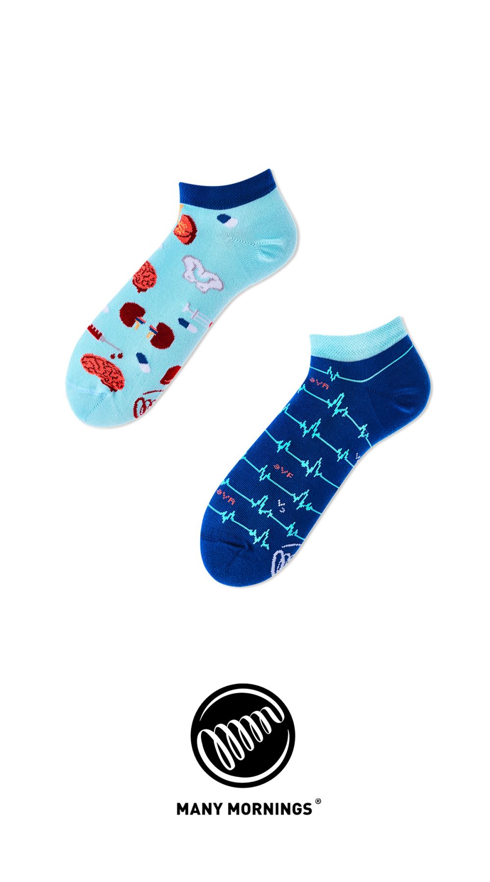 Footies med print