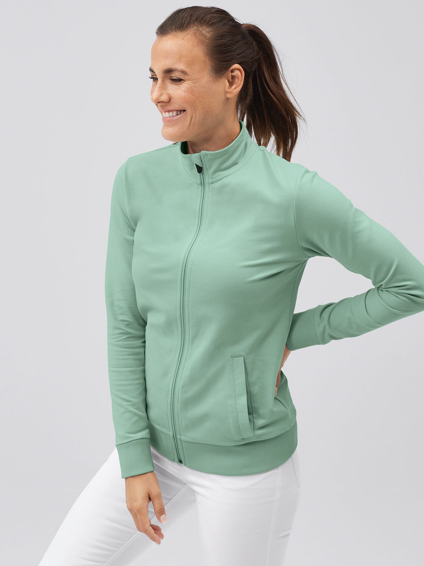 Dame sweatjakke CANNES - 60°-vask
