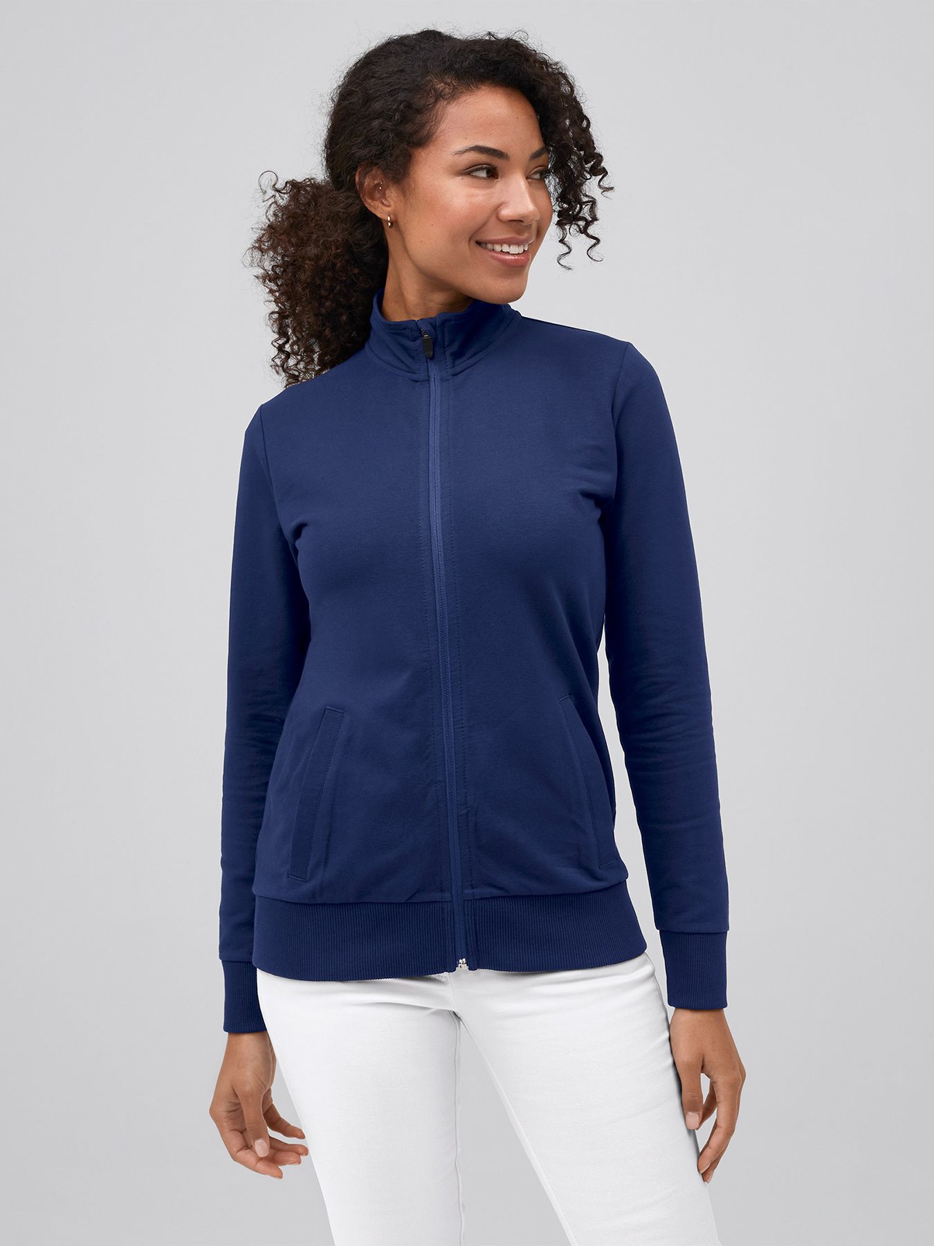 Dame sweatjakke CANNES - 60°-vask