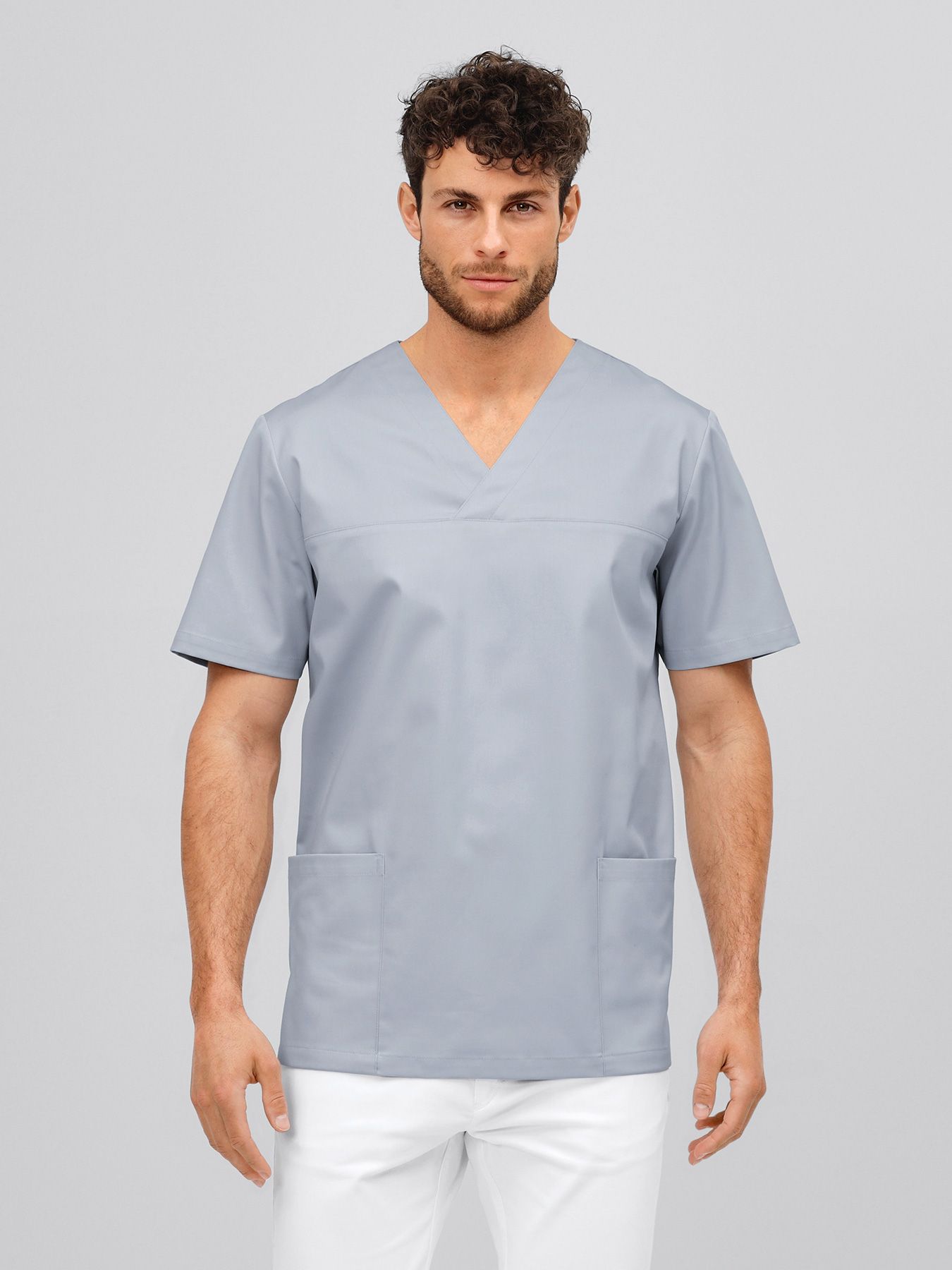Unisex-overdel med V-hals 60°