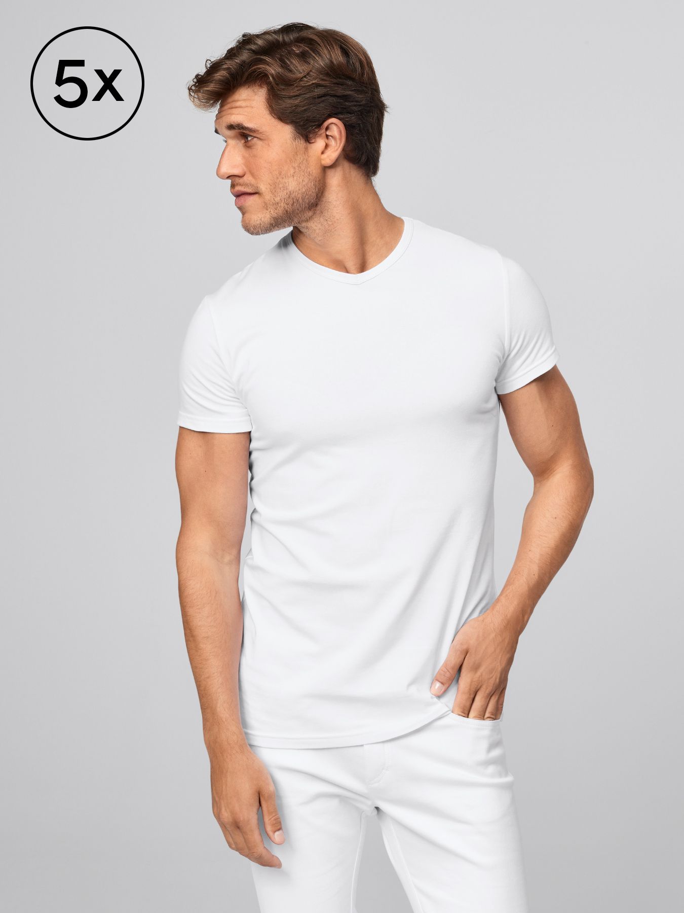 Unisex t-shirt TANN 5-pak