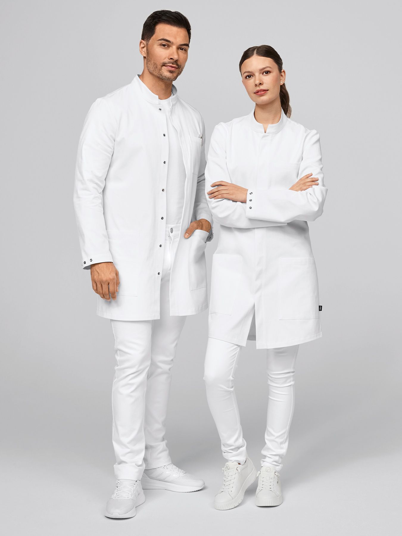 Unisex kittel ANNECY i bomuld