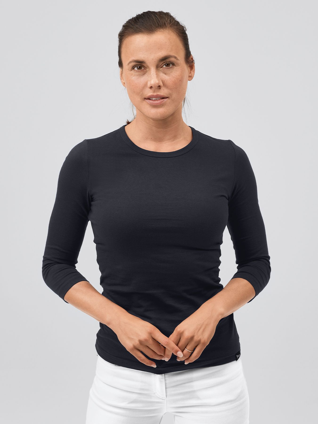 Dame t-shirt RIGA, ¾ ærmer