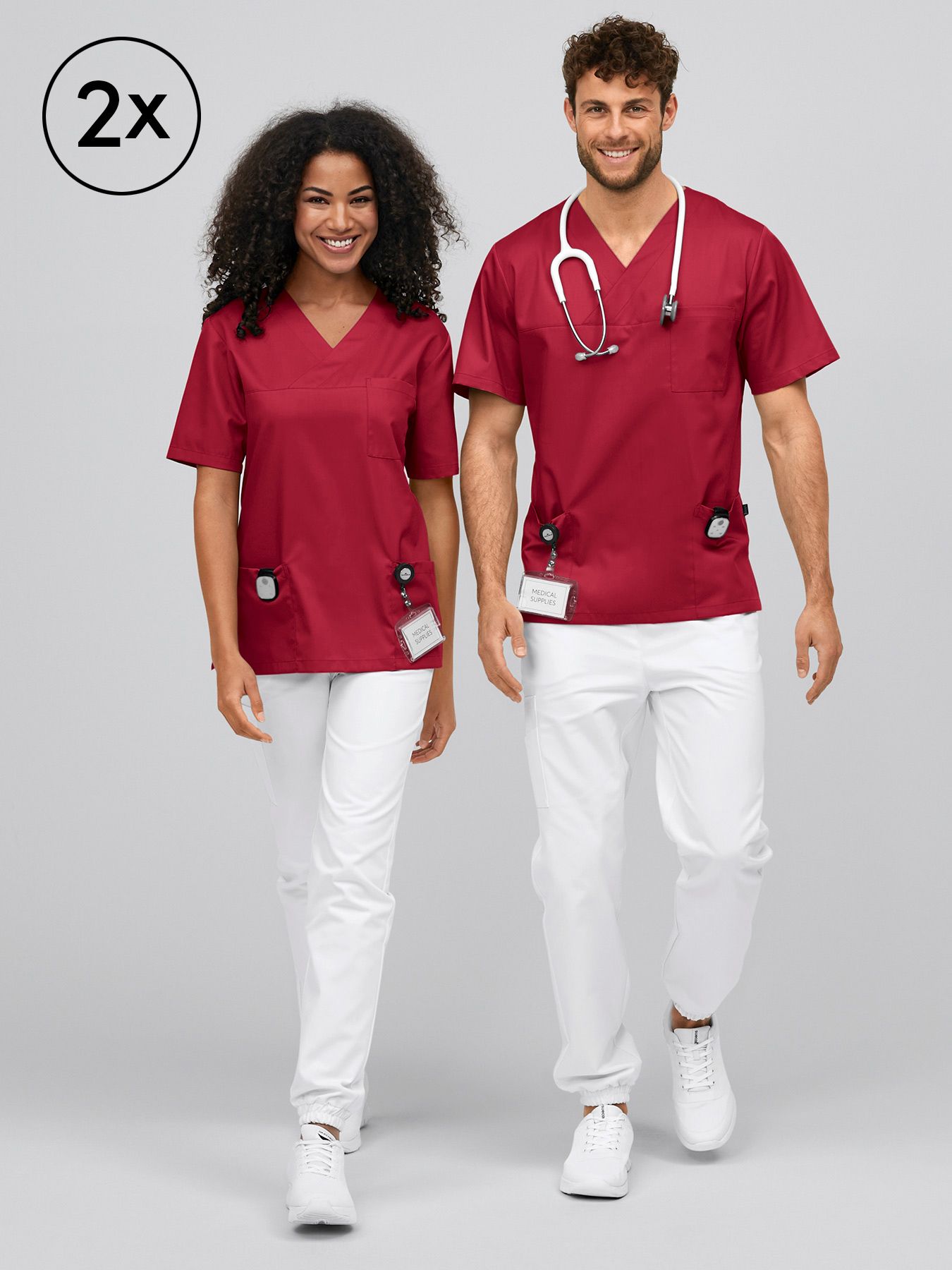 Unisex overdel PISA 2-pak