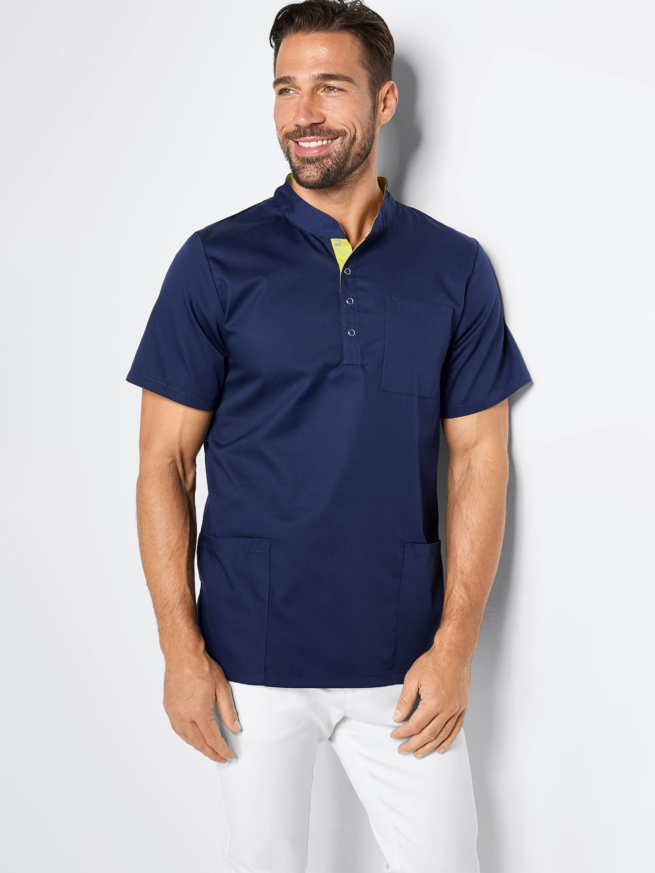 Unisex overdel ANNAN m/lille ståkrave