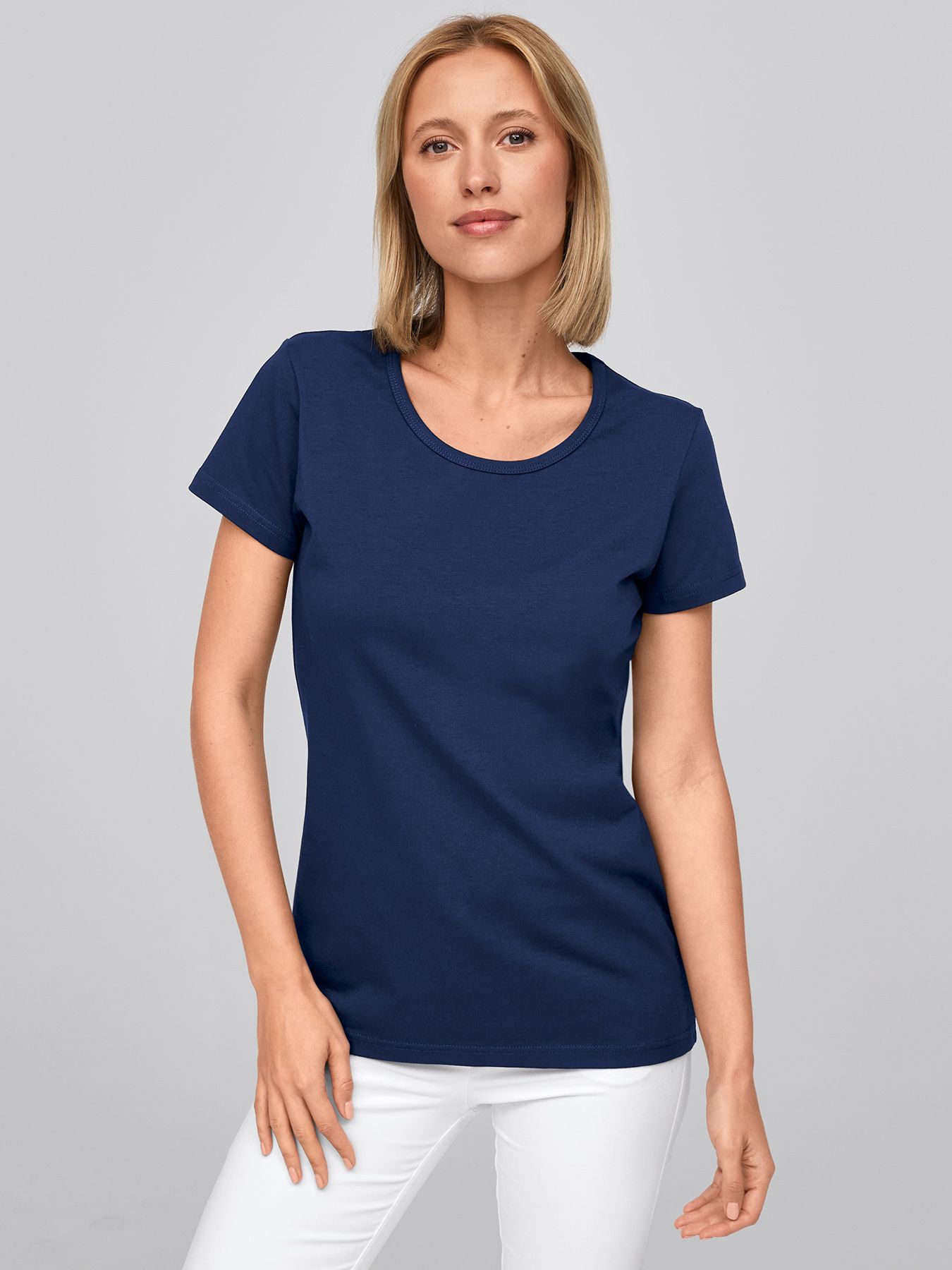 Dame t-Shirt CORIA med længere rygpanel