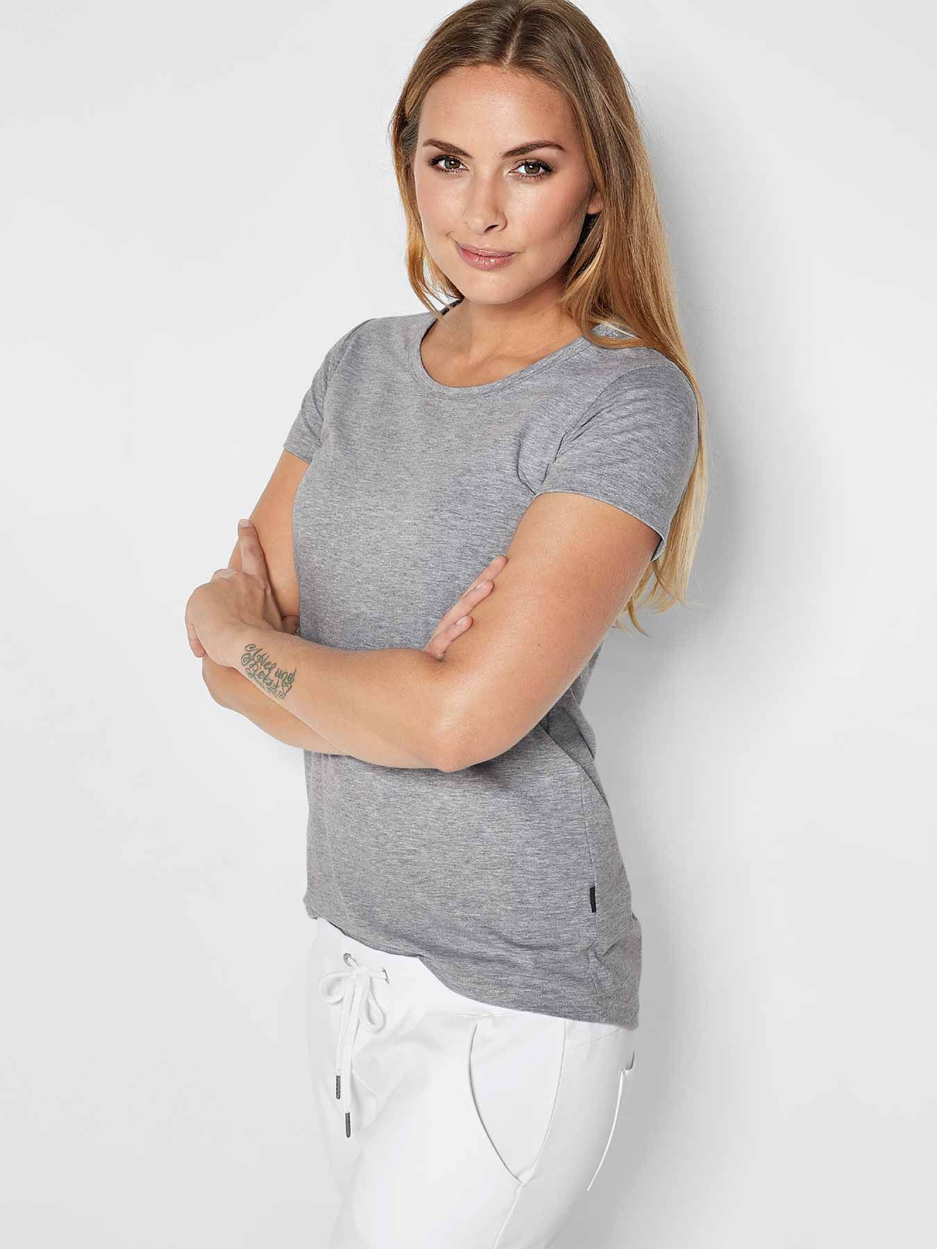 Dame t-Shirt CORIA med længere rygpanel