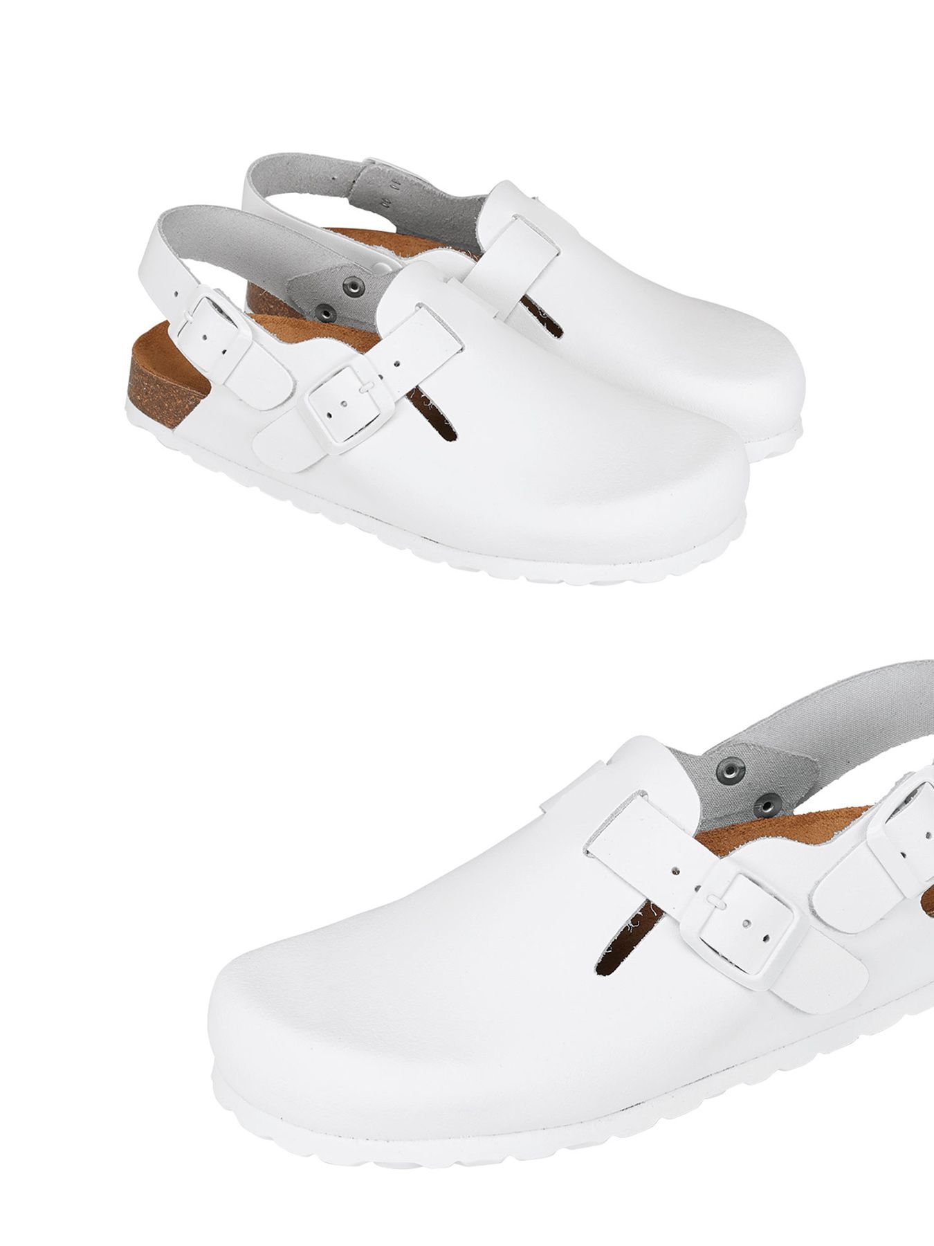 Clogs skind med hælrem