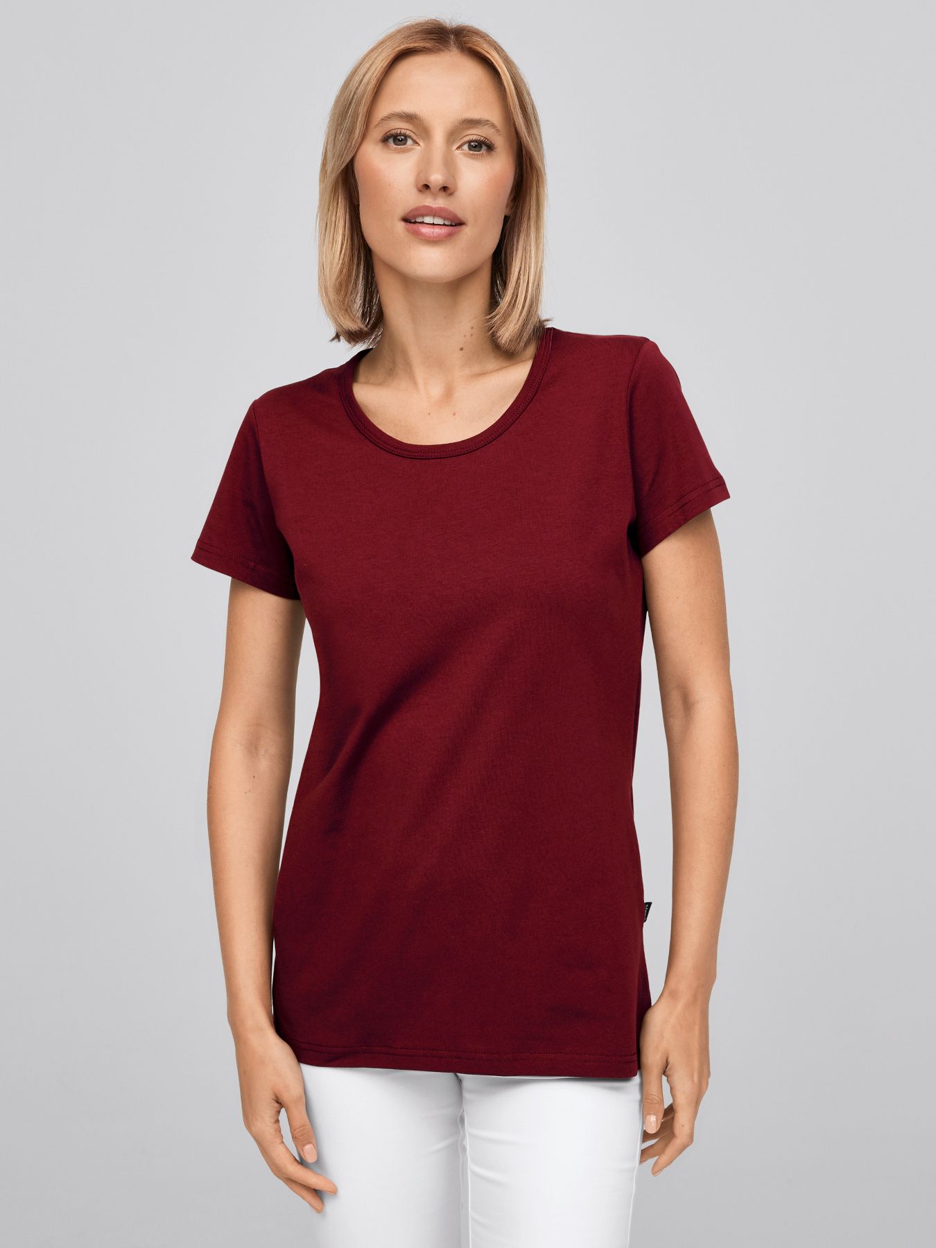 Dame t-Shirt CORIA med længere rygpanel