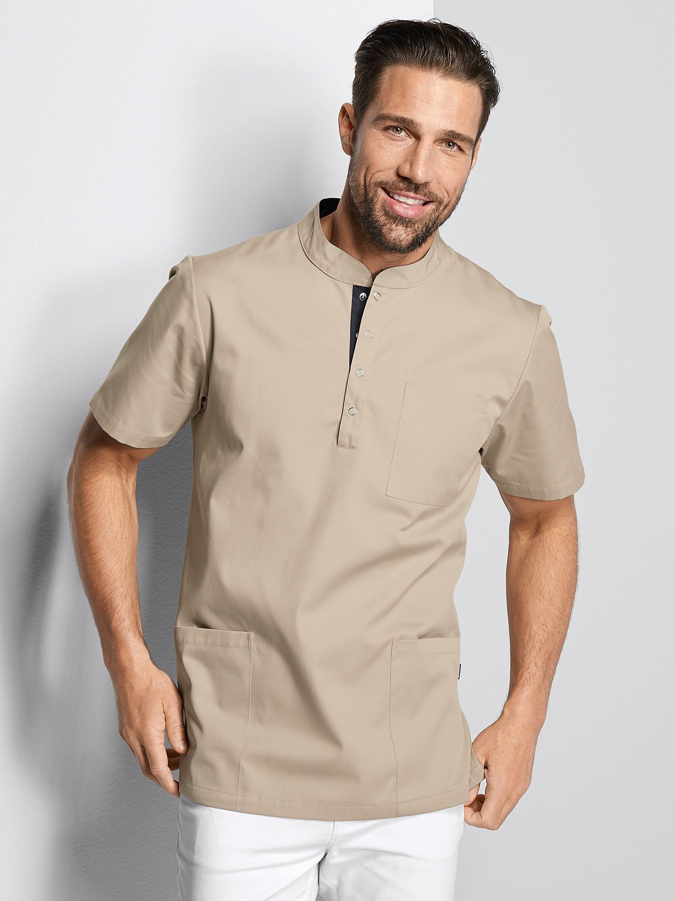 Unisex overdel ANNAN m/lille ståkrave
