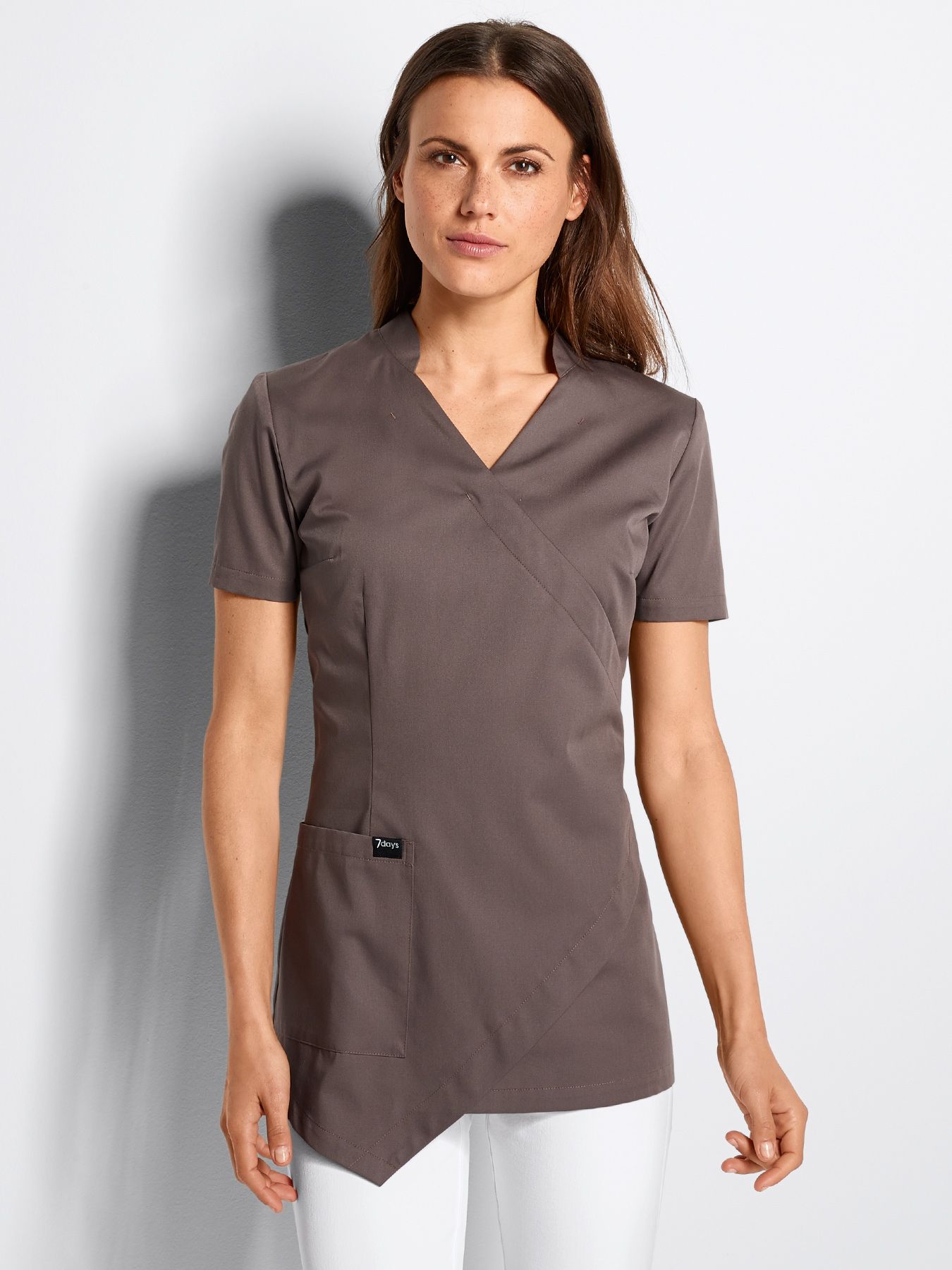 Dametunika OLBIA m/asymetrisk front