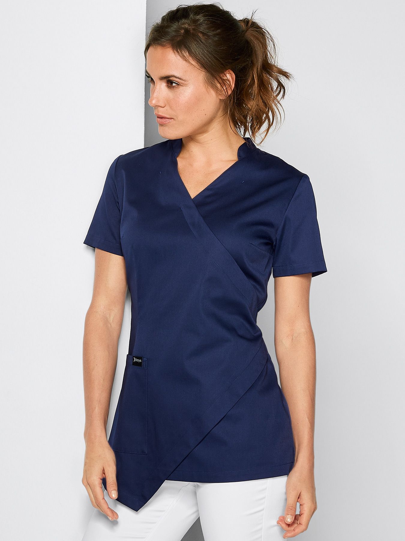 Dametunika OLBIA m/asymetrisk front