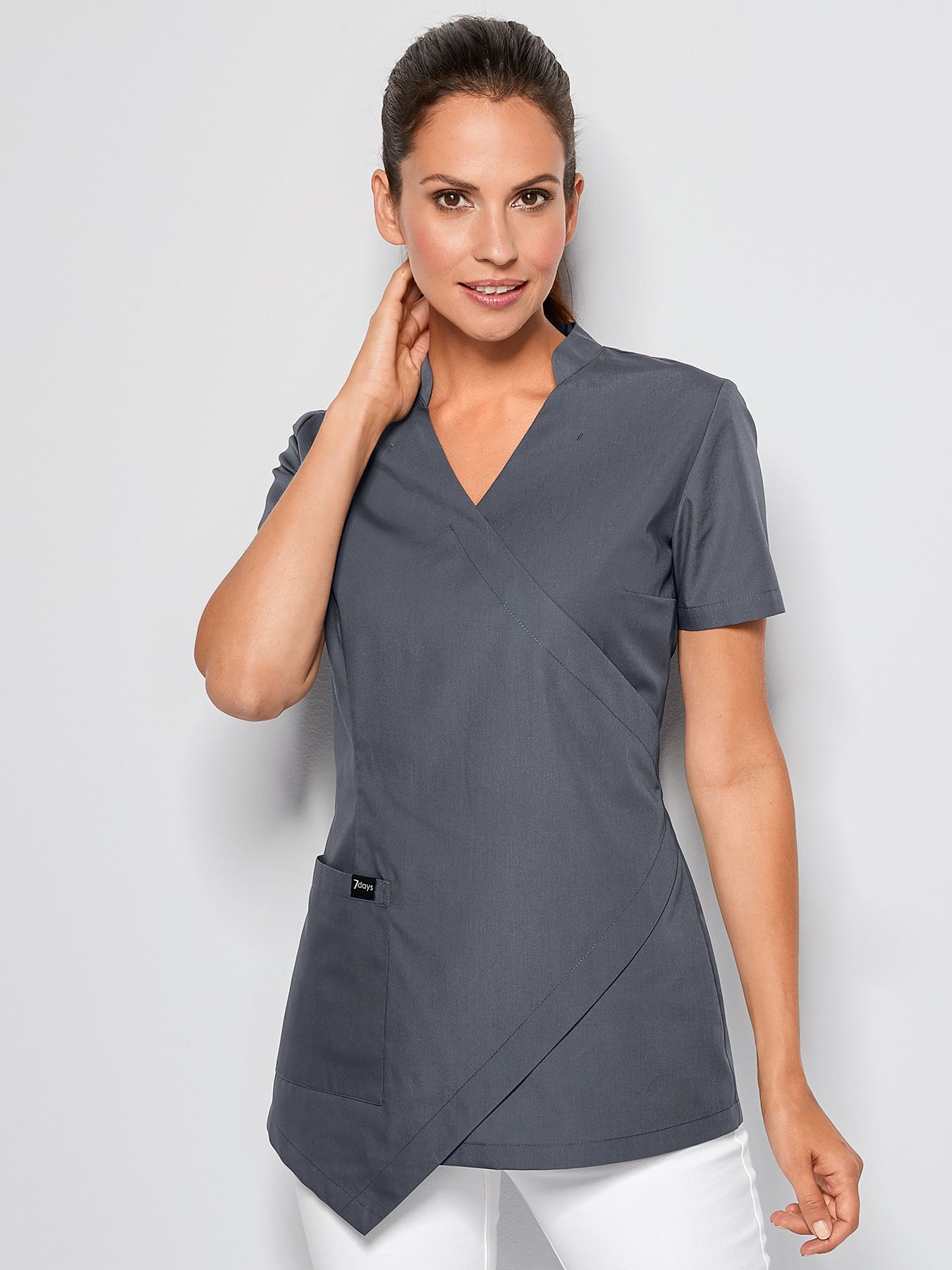 Dametunika OLBIA m/asymetrisk front