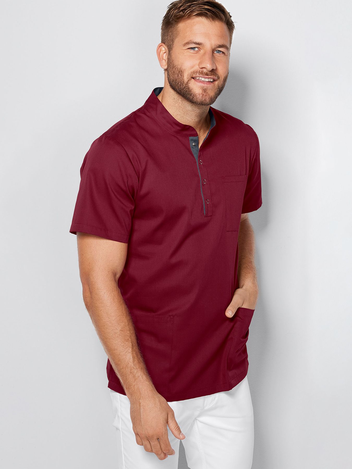 Unisex overdel ANNAN m/lille ståkrave