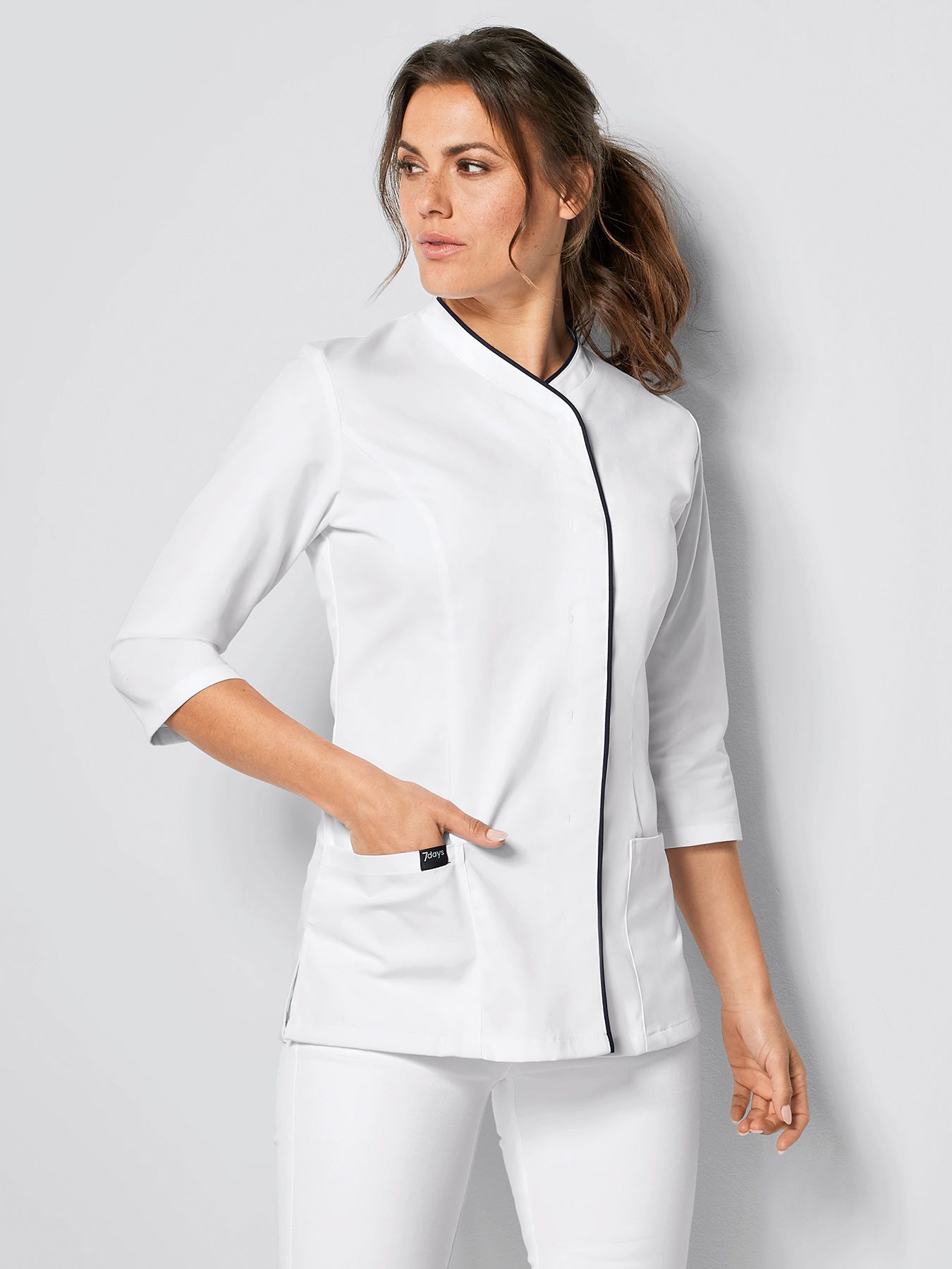 Tunika ASTI med knapper - ¾ arm