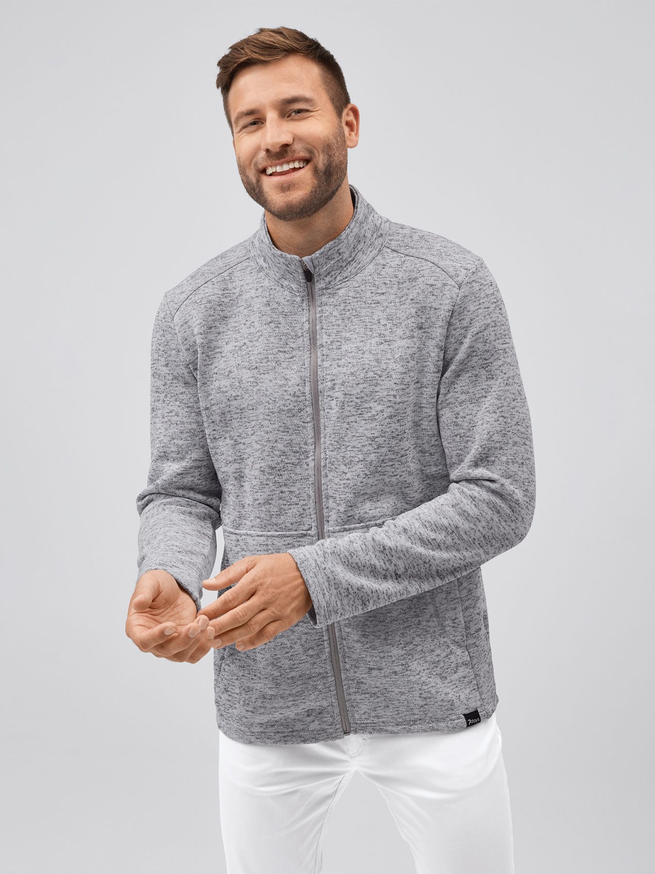Unisex strikket fleecejakke SHEFFIELD