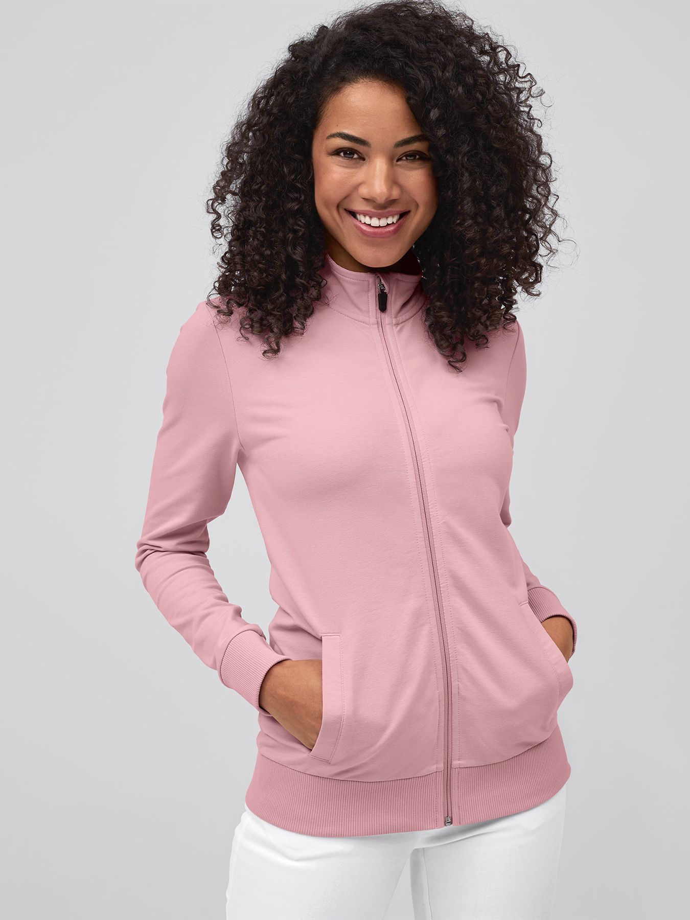 Dame sweatjakke CANNES - 60°-vask