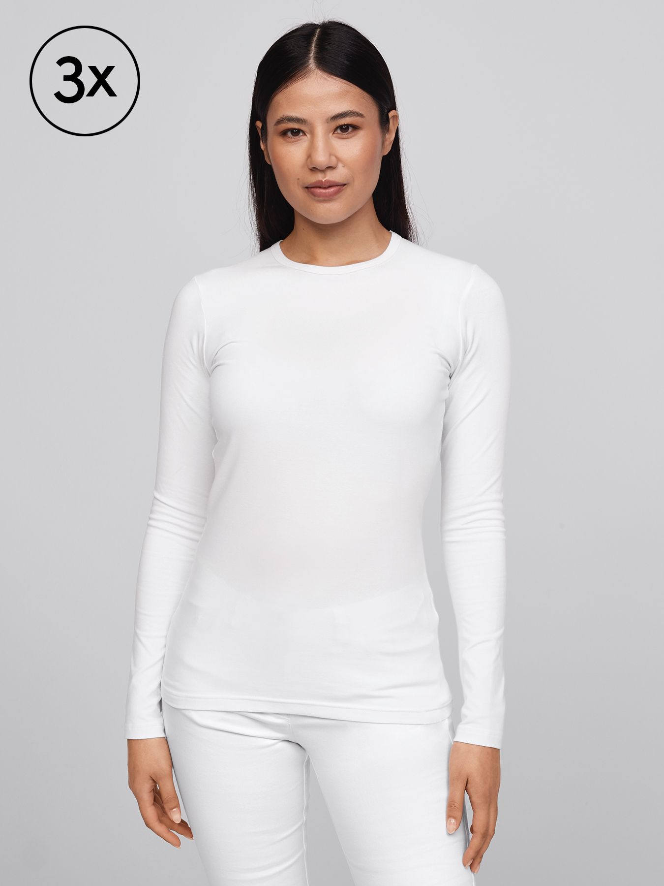 Langærmet t-shirt GENT 3-pak